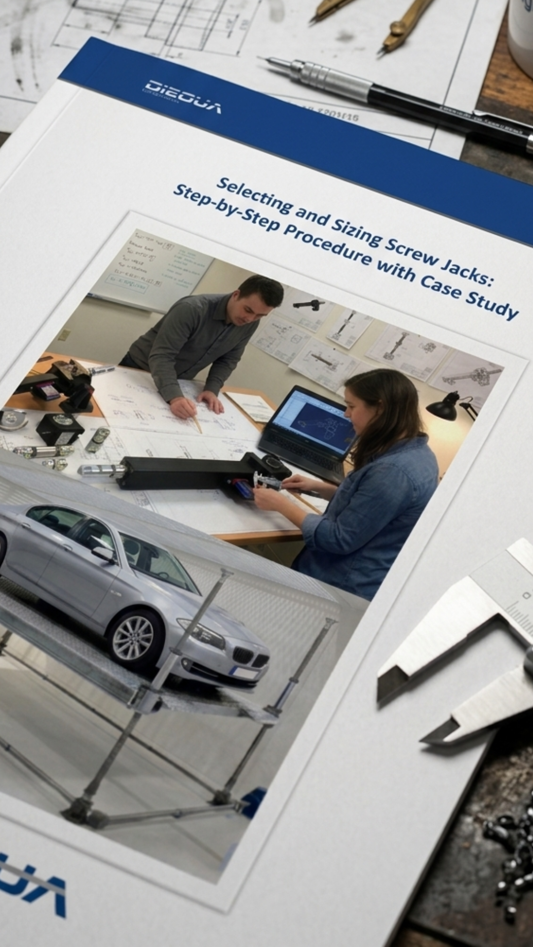 screwjack report mockup Selecting and Sizing Screw Jacks