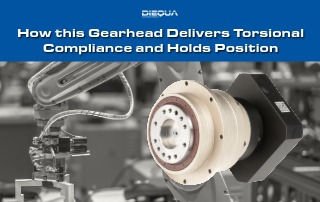 Gearhead Delivers Torsional Compliance & Holds Position