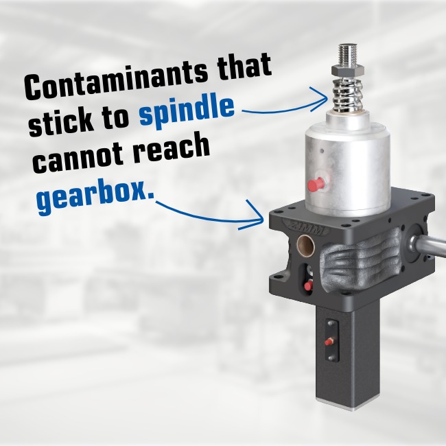 Blog – Separate Lubrication-9 contaminants that stick to the spindle cannot reach the gearbox